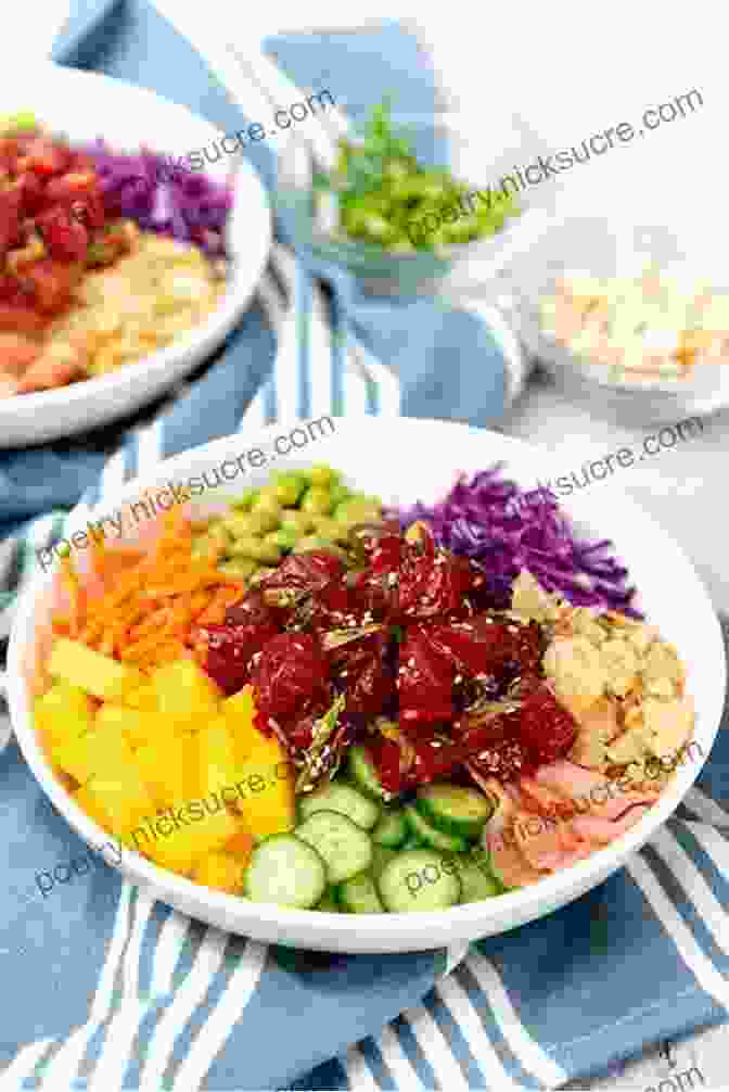 A Bowl Of Poke, A Hawaiian Raw Fish Salad Aloha Hawaiian Recipes: All Unforgettable Hawaiian Royalty Dishes That Will Brighten Your Days Off