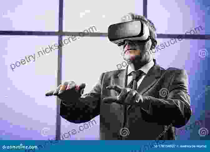 A Businessman Interacting With A Virtual Reality Headset, Showcasing The Disruptive Potential Of Technology In The Business World. The Age Of Disruption: Technology And Madness In Computational Capitalism