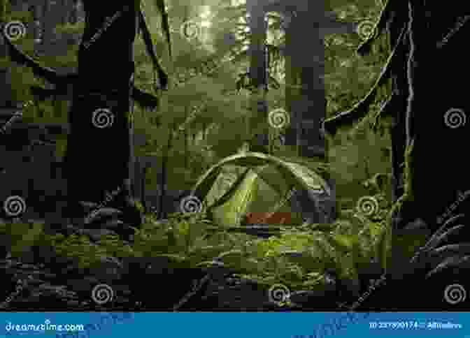 A Camper Pitching A Tent In A Clearing Surrounded By Lush Greenery Camping For Dummies Michael Hodgson