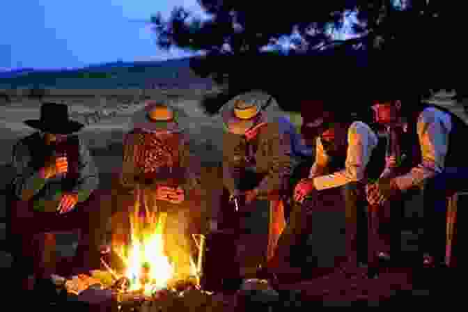 A Group Of Cowboys Sitting Around A Campfire, Chatting Saddle Sore A Cowboy Chatter Article (Cowboy Chatter Articles)