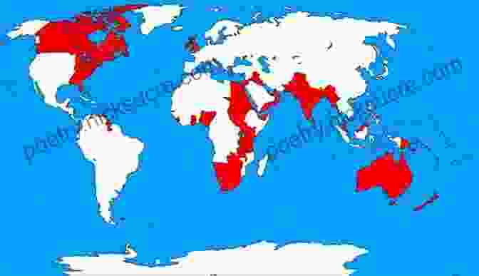 A Map Of The British Empire At Its Peak, Showing Its Vast Global Reach. Key Concepts In Victorian Literature (Key Concepts: Literature)