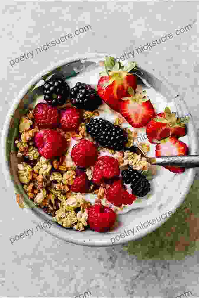 A Photo Of A Bowl Of Yogurt With Fruit And Granola The Basic Type 2 Diabetes Crock Pot Cookbook: Popular Savory And Simple Recipes To Manage Your Health With Step By Step Instructions