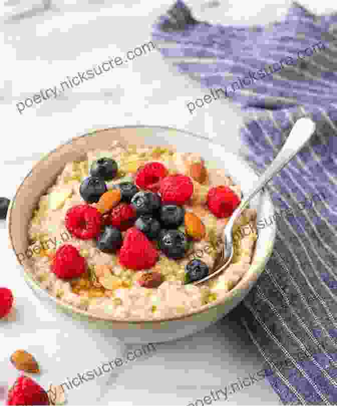 A Photo Of A Plate Of Oatmeal With Berries And Nuts The Basic Type 2 Diabetes Crock Pot Cookbook: Popular Savory And Simple Recipes To Manage Your Health With Step By Step Instructions