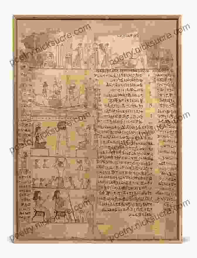 An Ancient Papyrus Scroll Of The Egyptian Book Of The Dead Egyptian Of The Dead