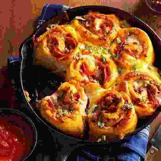 Crispy And Cheesy Pizza Rolls, Perfect For Game Day Or A Quick Family Meal. Martins Ate S 108 Pure Vegetarian Food Cookbook: Excellent Munchies Recipes For A Whole Family (3)