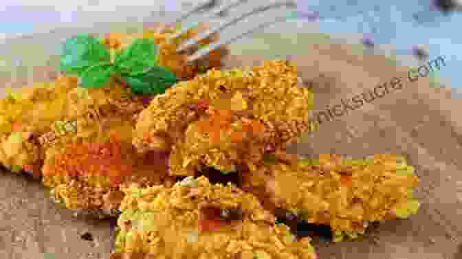 Crispy And Juicy Chicken Bites, Perfect For A Quick And Satisfying Snack. Martins Ate S 108 Pure Vegetarian Food Cookbook: Excellent Munchies Recipes For A Whole Family (3)