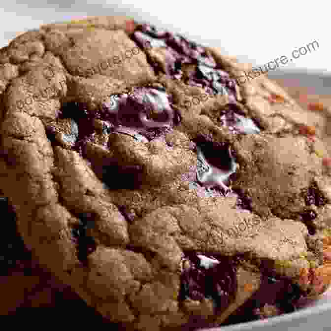 Warm And Gooey Chocolate Chip Cookies, Perfect For A Cozy Family Evening. Martins Ate S 108 Pure Vegetarian Food Cookbook: Excellent Munchies Recipes For A Whole Family (3)